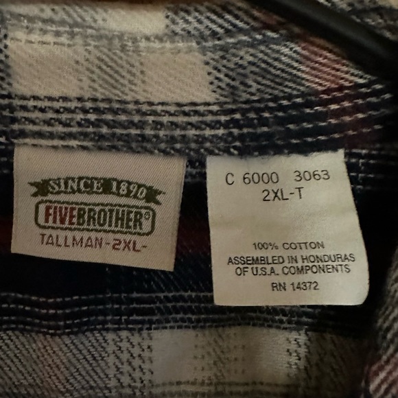 Men’s flannel/chanois shirts(9) LOT - Picture 12 of 14